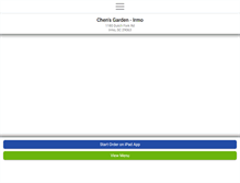Tablet Screenshot of chensgardenirmo.com
